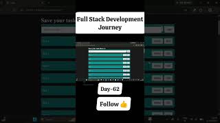 Full stack development journey Day-62 #softwaredeveloper#fullstackdevelopment#webdevlopment#trending