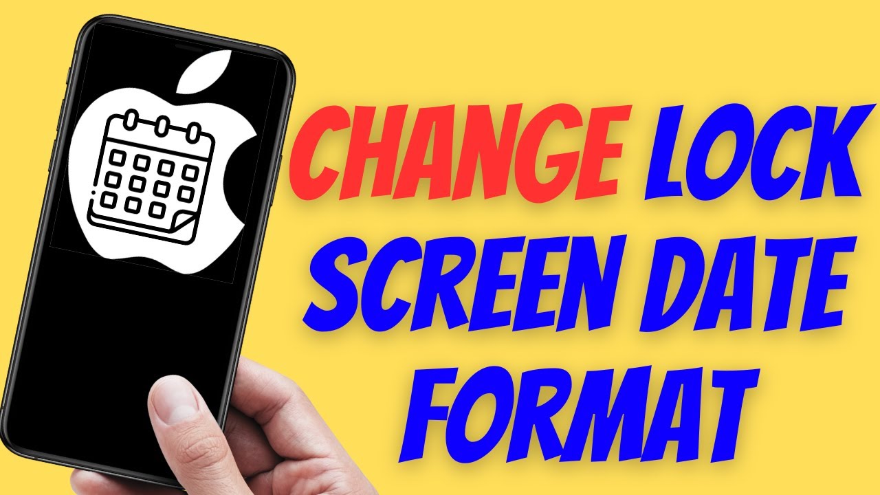 How to Change Lock Screen Date Format/Style on iPhone (iOS)
