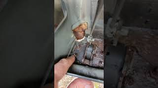 2002 Chevy Silverado 1500 rear doors won't open due to corrosion/rust.No use Unbolting the latches.