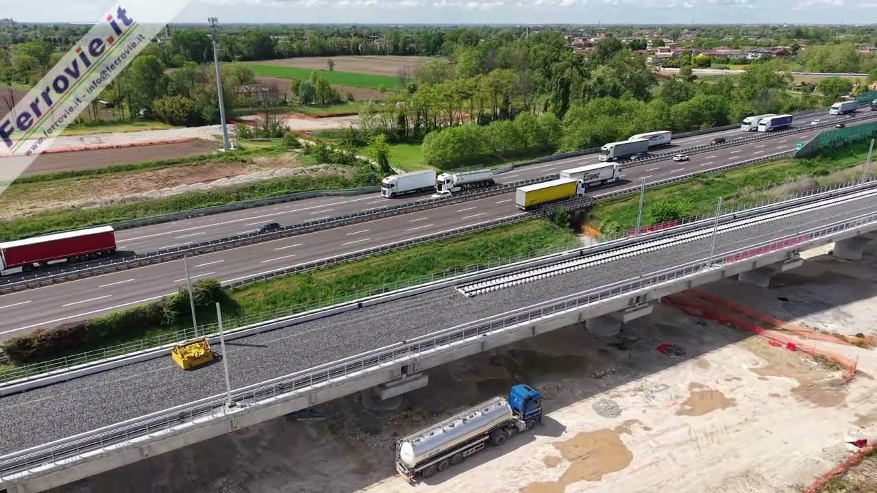 Avanzano i lavori  di costruzione della nuova  linea AV/AC Brescia-Verona
