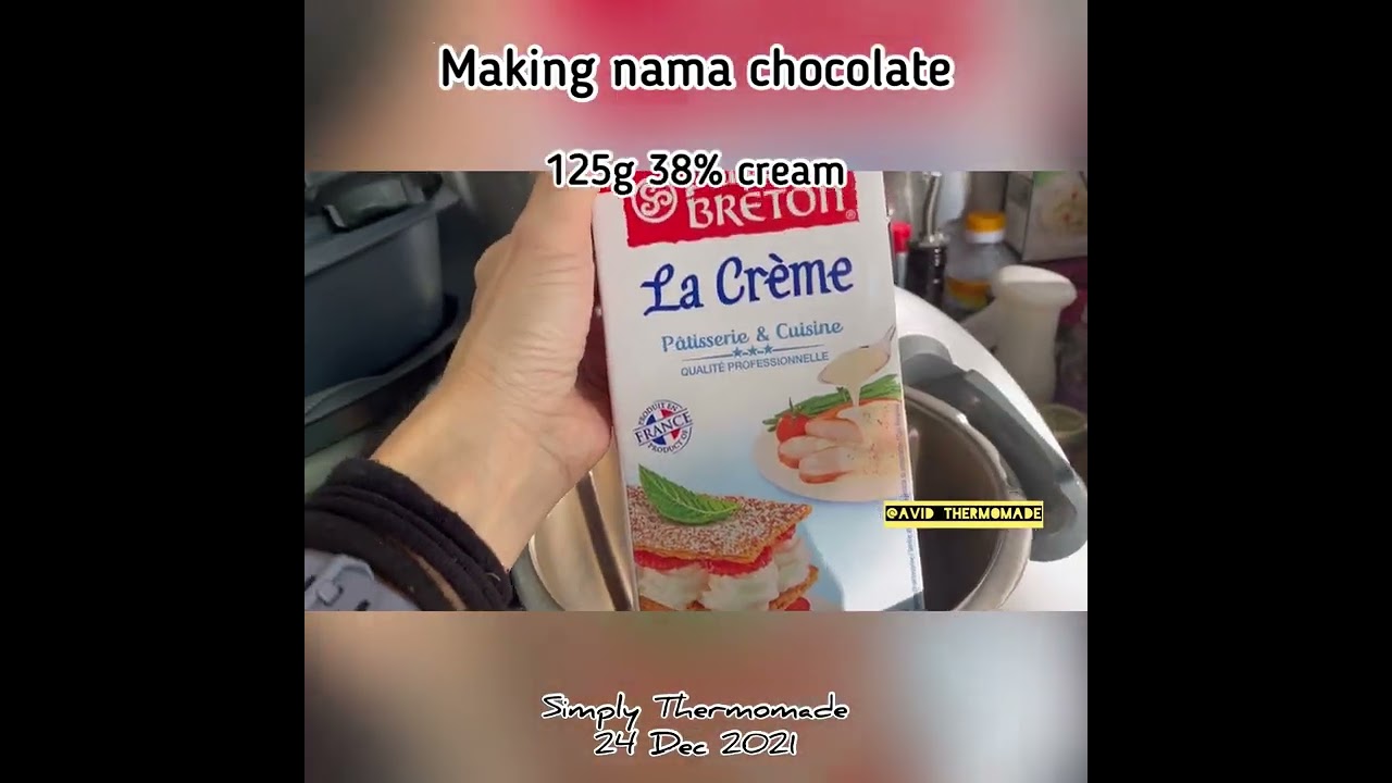 Making Nama Chocolate with Thermomix TM6