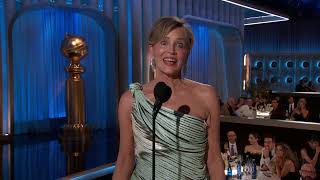 Sharon Stone Presents Best Picture Non-English Language 82Nd Annual Den Globes