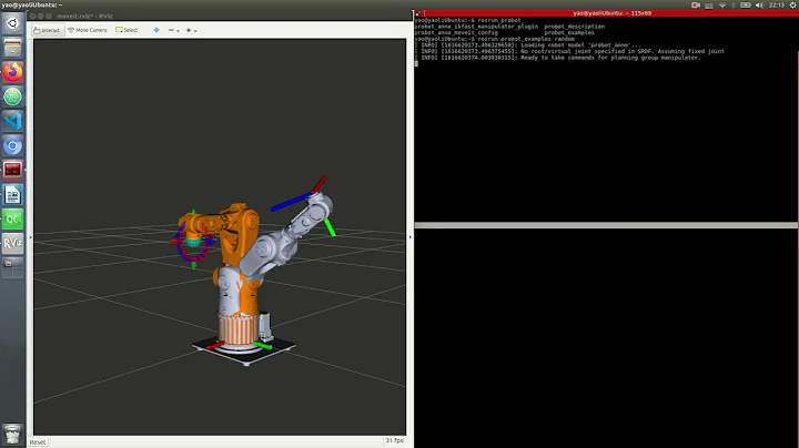 Moveit! tutorial #1 -- random move