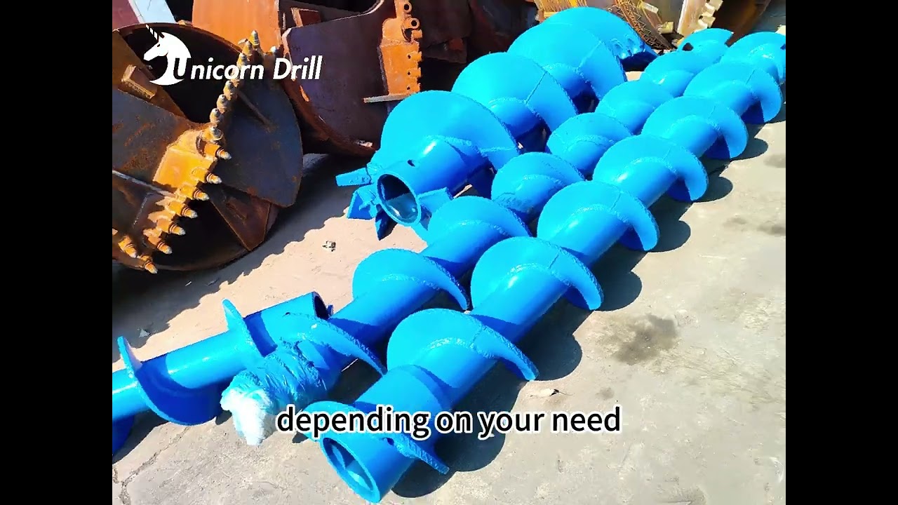 Unicorn Drill CFA Continuous Flight Auger Piles