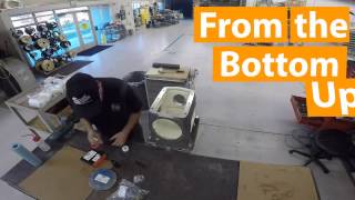 Build Up of  Hycomp Compressor F Block Bottom End