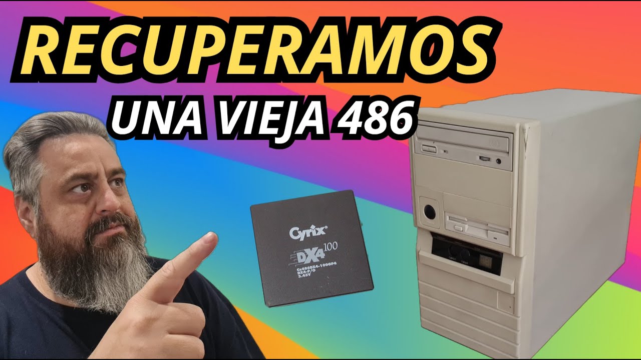 RESTAURAMOS una 486 olvidada y quedó COMO NUEVA 🖥️🔧