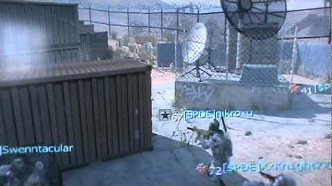 MW3 throwing knife across the map (dome)