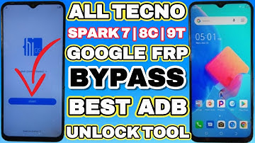 TECNO SPARK 8C (KG5j) FRP Bypass Android 11 & 12 Apps Can