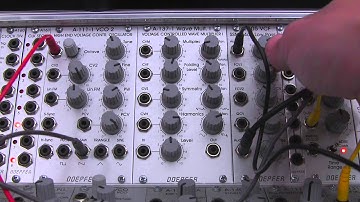 Doepfer A105 24 dB SSM Low Pass Filter Audio Demonstration