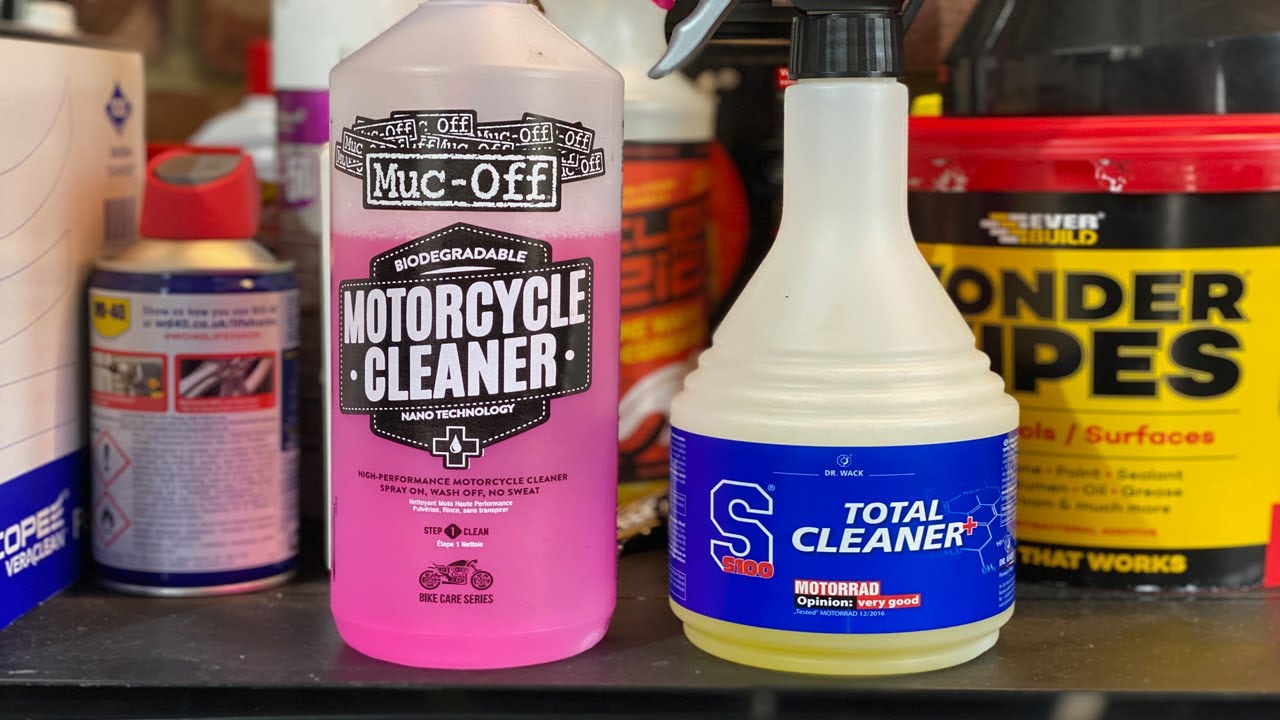 SDoc100 Vs MUCOFF motorcycle cleaner. A Revisit. YouTube