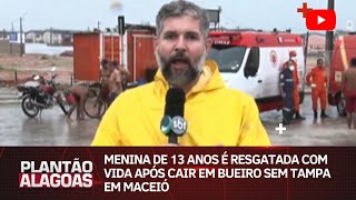 Menina De 13 Anos É Resgatada Com Vida Após Cair Em Bueiro Sem Tampa Em Maceió