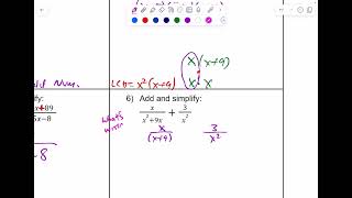 Alg 2 ch 7 Practice Test Solutions Video