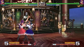 KOF XIV Athena Side Mix-up After St. CD, ex qcb+AC Midscreen