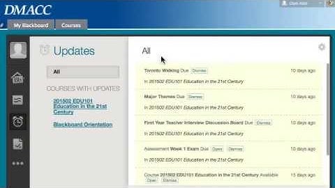 Navigating Blackboard