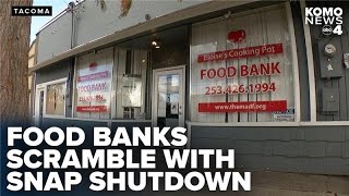 With SNAP benefits on the line, some food banks devise plans to help communities