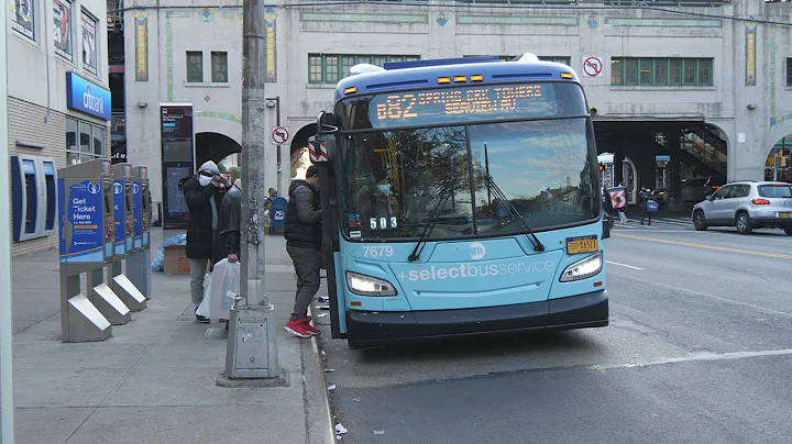 MTA NYCT Bus: 2018 New Flyer XD40 #7679 (SBS Wrapped) Operating on the B82 Local