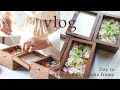 花屋の1日 | Day to make wedding photo frame 両親贈呈品ギフトとかすみ草ブルーミックスのオーダー制作の日