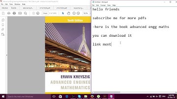 Advanced Engineering Mathematics Erwin Kreyszig Tenth Edition Pdf