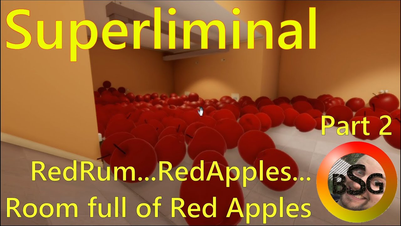 Superliminal RedRum...RedApples...Room full of Red Apples (Part 2