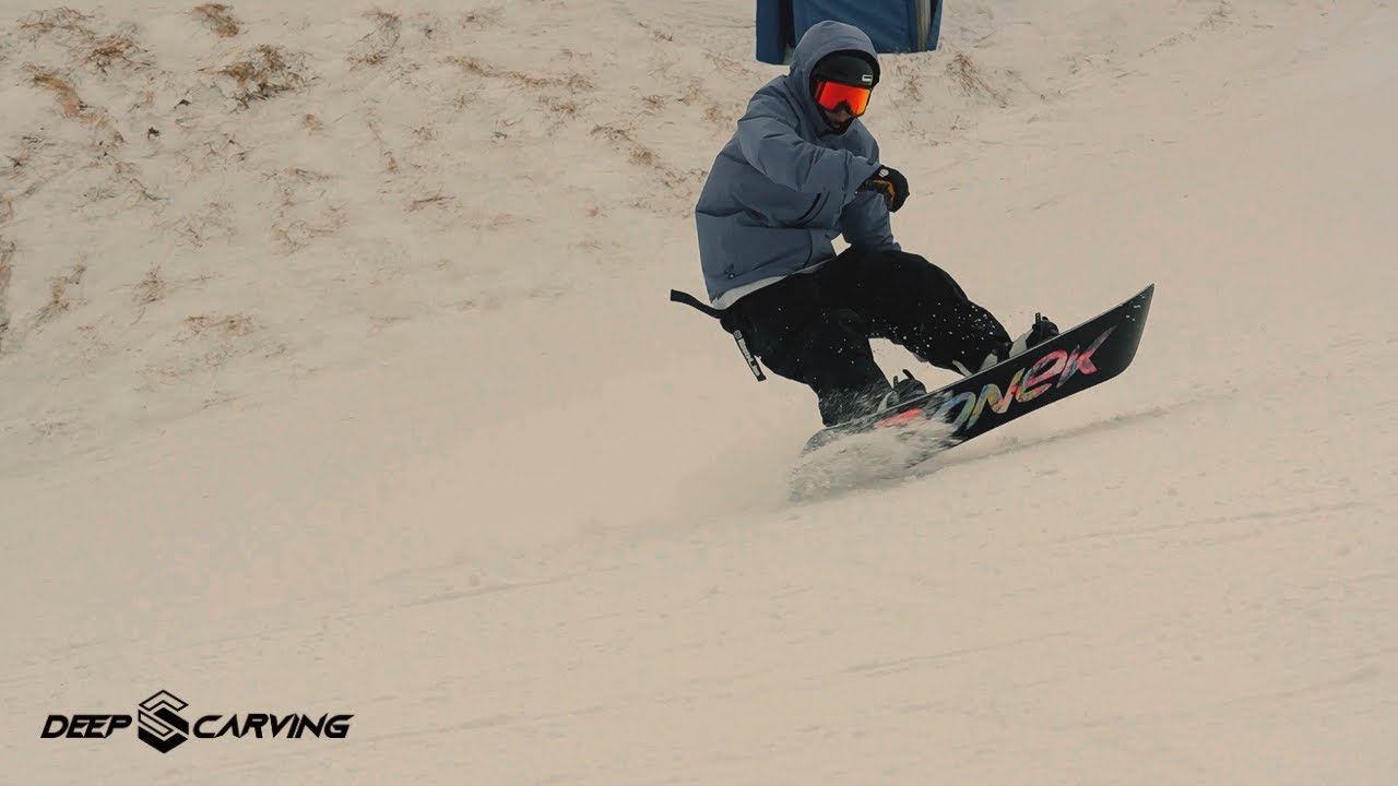 Snowboard Deep Carving Through Decades: The Timeless Style of Korea's Veteran Carver