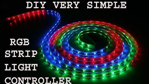 DIY RGB LED Strip controller , How to make RGB Strip LED controller video in Hindi/Urdu