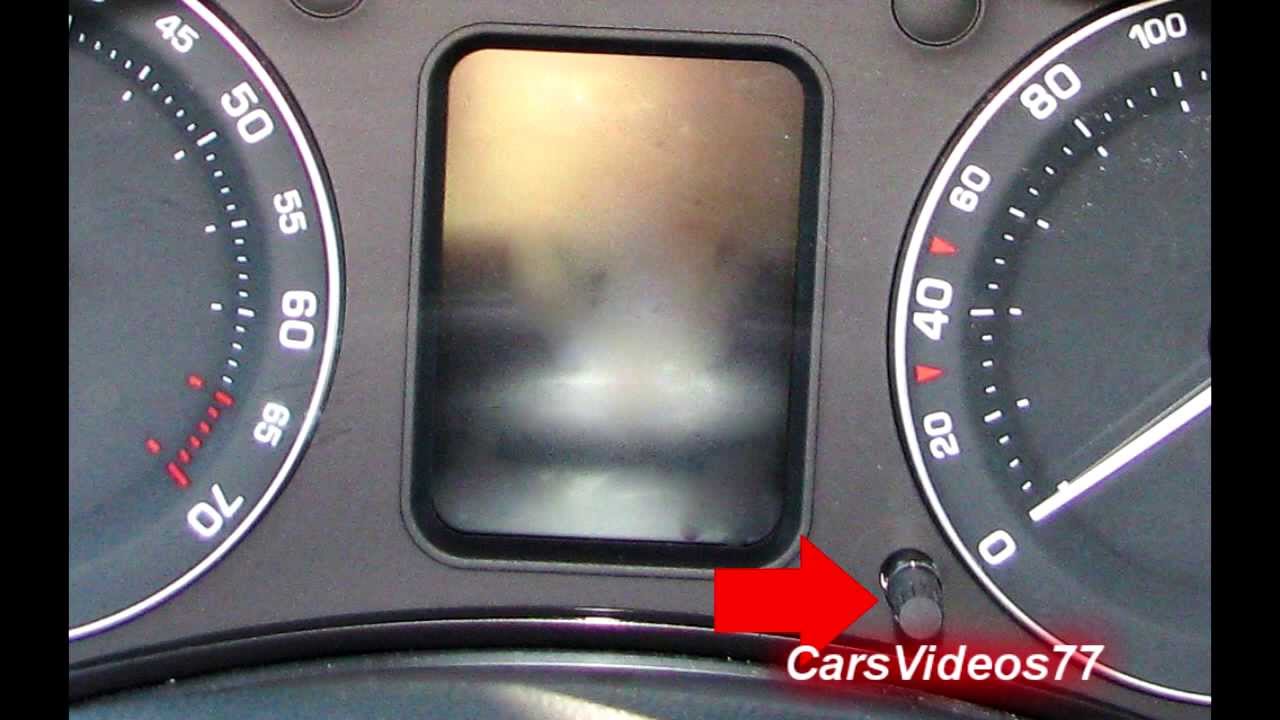 SKODA Octavia Service Indicator RESET - very Easy - YouTube