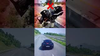 Realistic Car Deformation is 🤌 #BeamNG