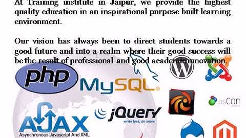PHP Internship in Jaipur  - Traininginstituteinjaipur