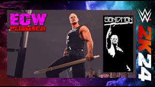 2K Finally Revealing DLC Content WWE2K24: Full Entrance ECW Legend The Sandman @WWEGames