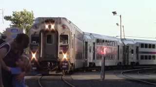 NJT Train 7362 Arrives and Departs Bay Head Station on Fathers Day