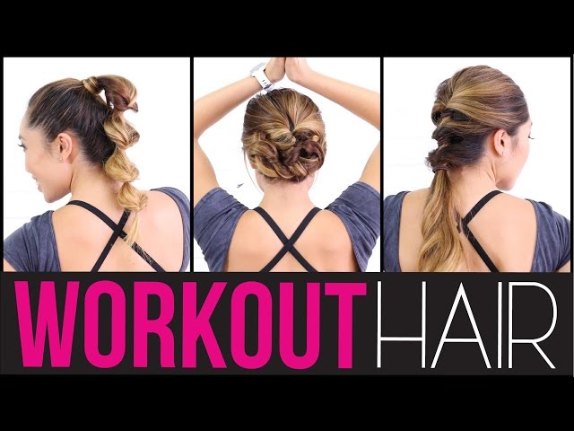 SUPER EASY Gym/Workout Hairstyle for Short Hair | Milabu | Braids for short  hair, Short hair styles, Easy braids