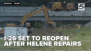 TDOT: Interstate 26 bridges to fully reopen in one to two weeks after Helene repairs
