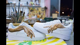 мастер-класс роспись обуви art workshop art on trainers ~ shoes