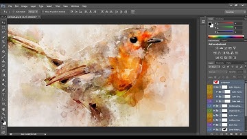 Photoshop Tutorial: Watercolor Photoshop Action tutorial