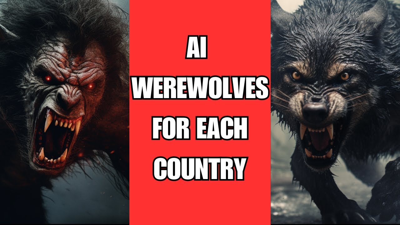 ASKING AI TO CREATE A WEREWOLF FOR EACH COUNTRY (MIDJOURNEY)