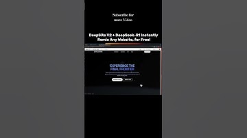 Remix Any Website with DeepSite V2 + DeepSeek  #DeepSeek