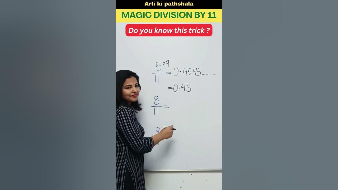 do-you-know-this-trick-how-to-divide-by-11-shorts-trending