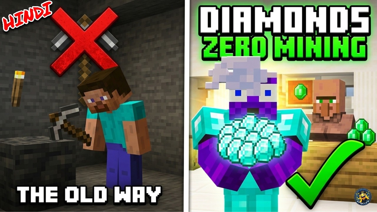 I found a way to get INFINITE DIAMONDS in Minecraft (Beginner Guide ...