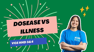 Disease vs Illness | VCE HHD 3&4