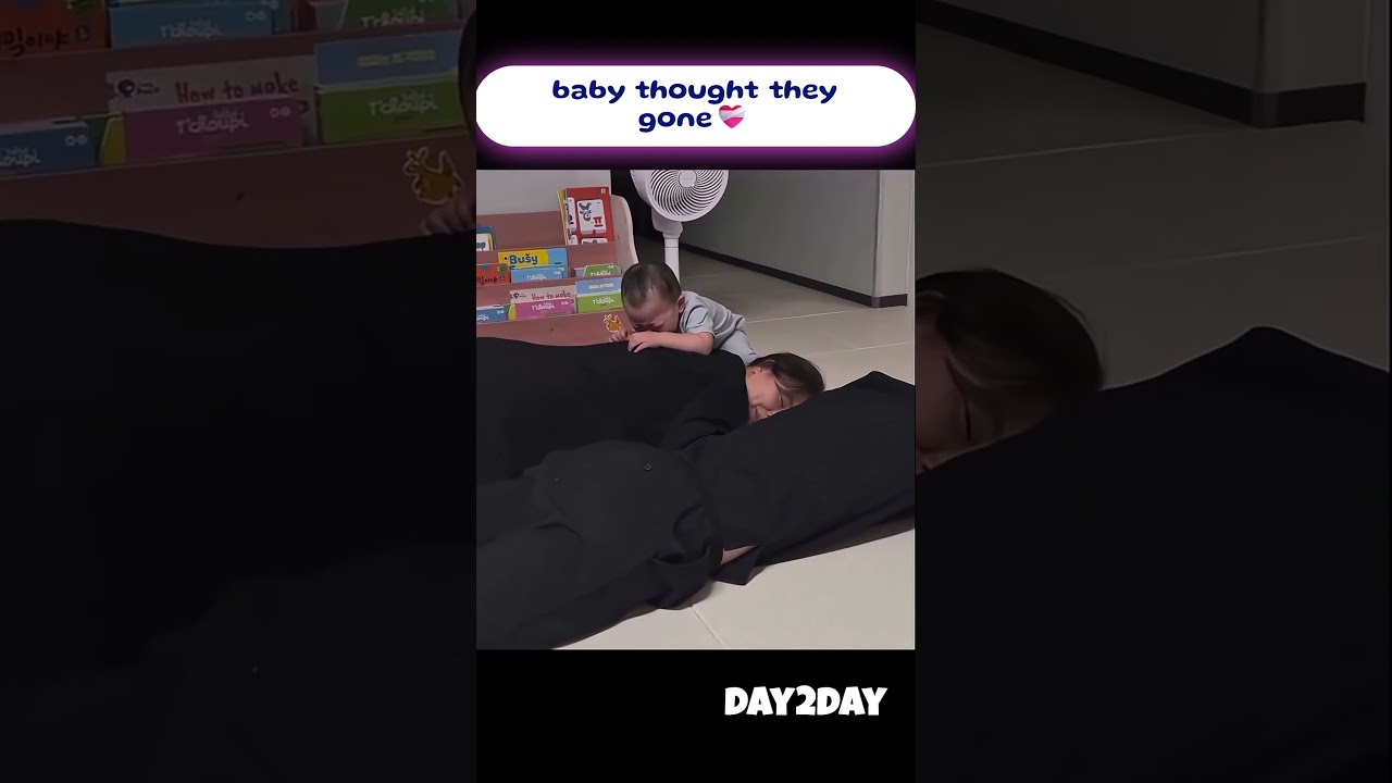 Baby thought they died parents fun lol 😂  😍