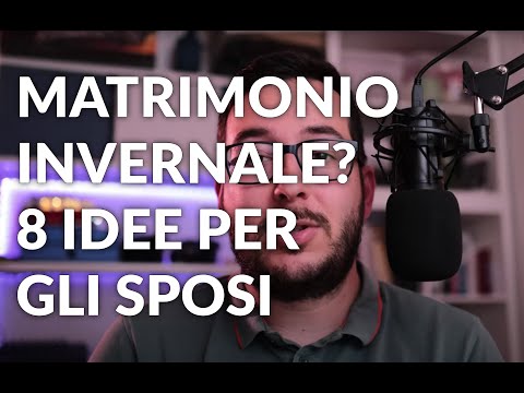 Video: Idee Per Un Servizio Fotografico Di Matrimonio Invernale