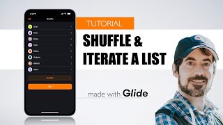 How to Shuffle And Iterate A List | Glide Tutorial