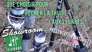 Pêche de la truite au LEURRE : la canne et le moulinet - GoPro HD - Showroom #3