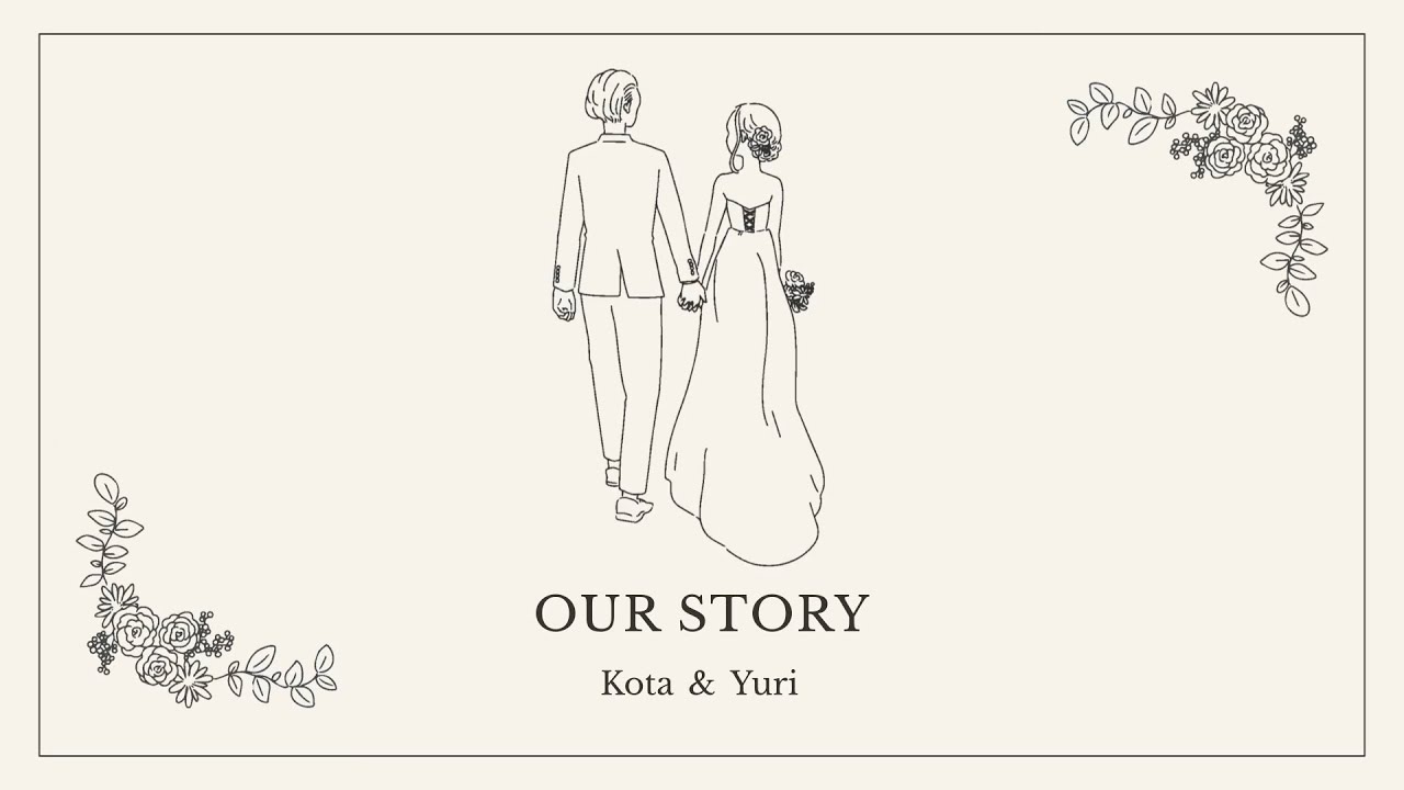 結婚式プロフィールムービー【イラスト風】 結婚式プロフィールムービー「手書きイラスト風」 - YouTube