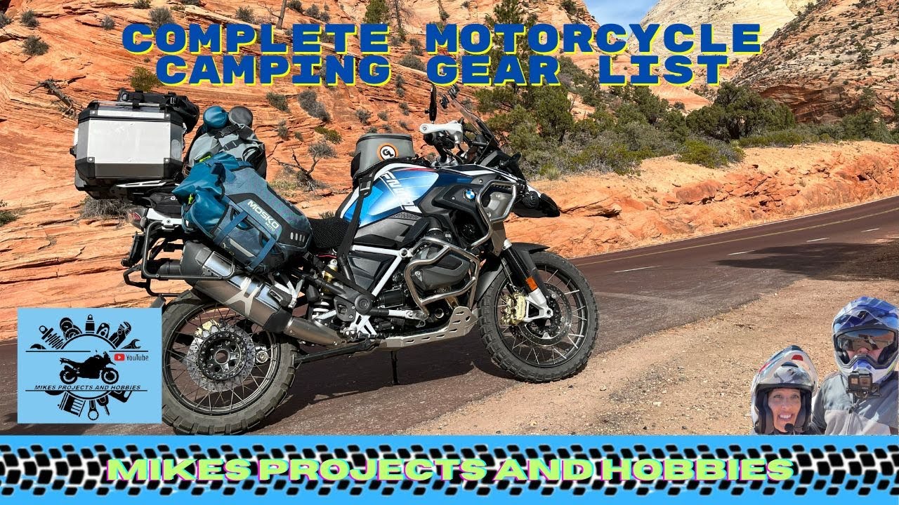 Gear up for Adventure My Motorcycle Camping Essentials R1250GS KTM