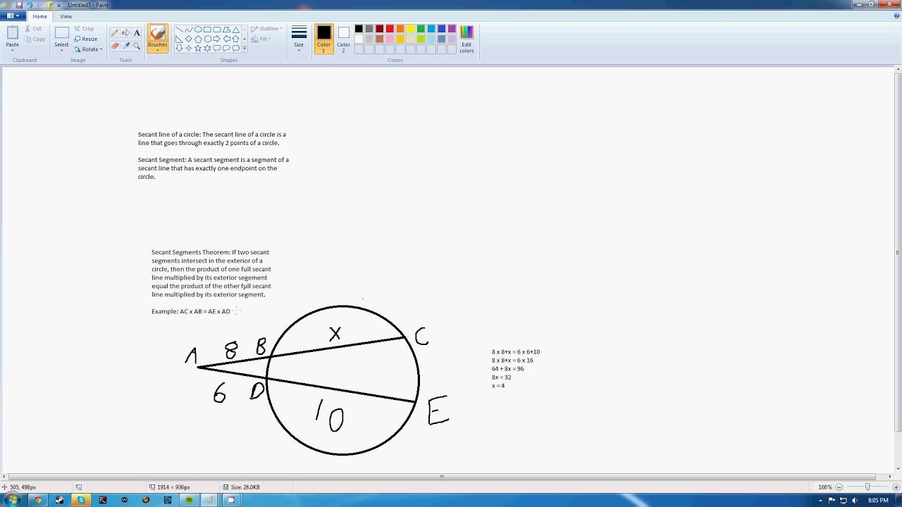 Chapter 10 7 Special Segments In A Circle YouTube chapter-10-7-special-segments-in-a-circle-youtube