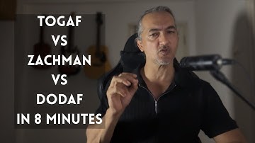 TOGAF vs Zachman Vs DODAF in 8 Minutes