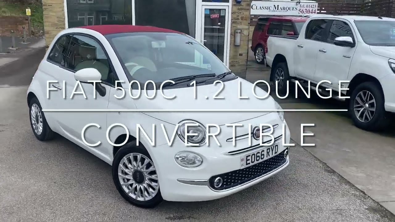 Fiat 500C 1.2 Lounge Convertible 2dr Petrol Dualogic Euro 6 For Sale