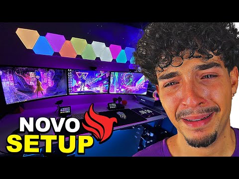 Chorei Montando meu NOVO SETUP da PICHAU! 😭