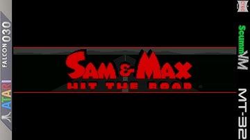 Atari ST Extra [014] Sam and Max Hit the Road DOS/CD Intro in ScummVM on CT60 Falcon Roland MT32